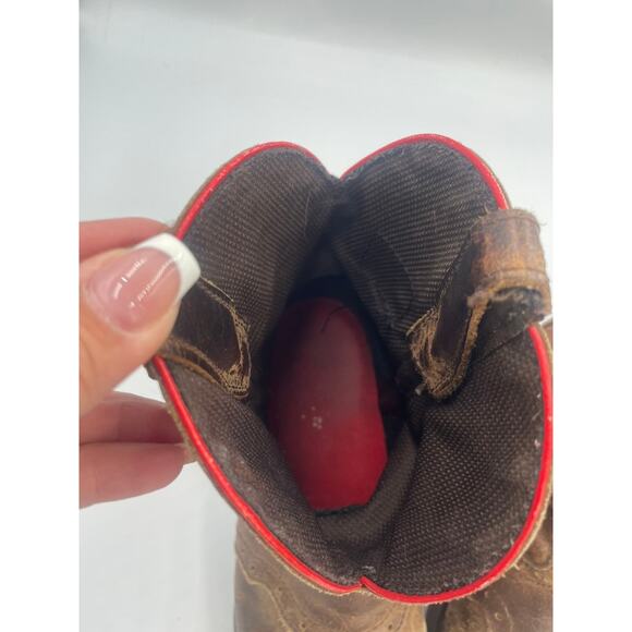 Justin Gypsy Gemma Cowgirl Western Brown Boots Stitching 8 - Picture 11 of 12